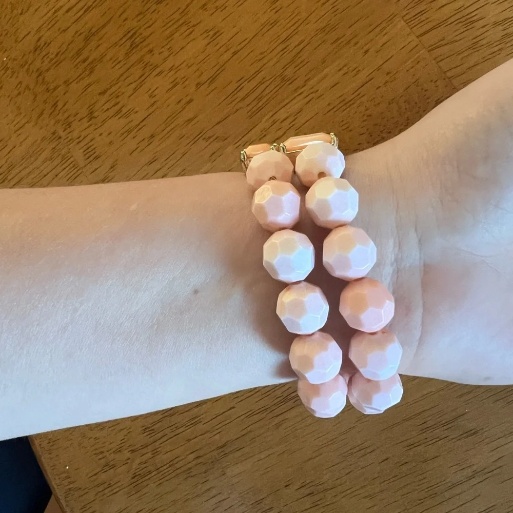 Pink Stone Stretch Bracelet - Women Jewelry